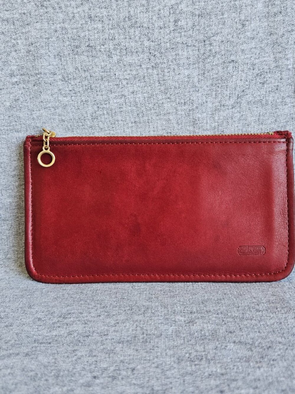 Coach Vintage Skinny Wallet Case Leather Bag Pouch & Squeeze Key Coin Bag Charm - Picture 3 of 12